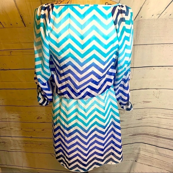Speechless Chevron Dress Size Small - Picture 6 of 7